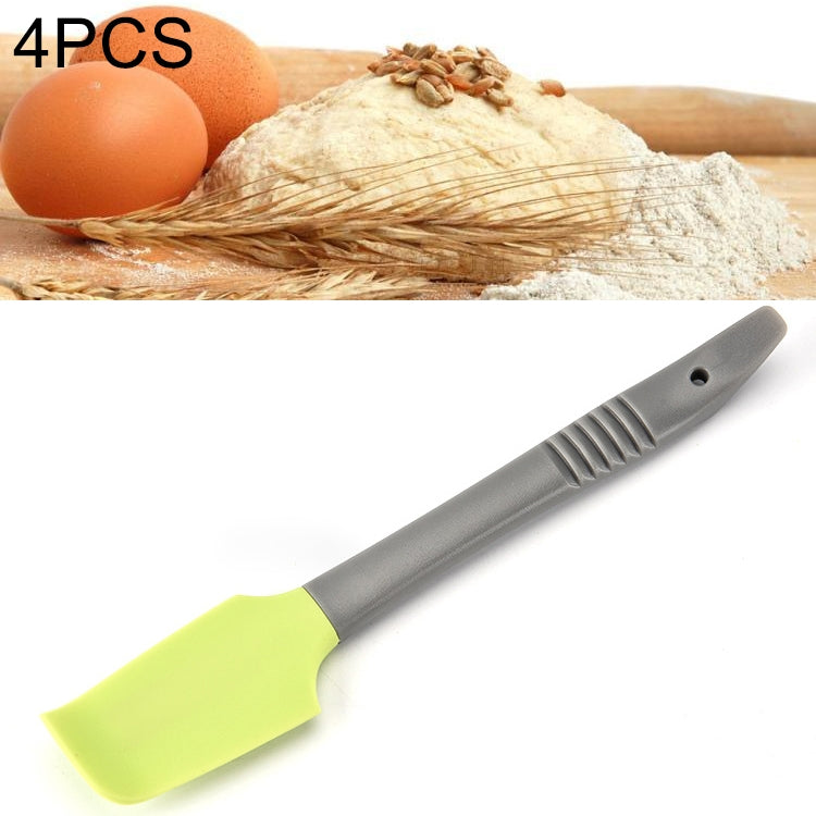 4 PCS Silicone Scraper Butter Spreader Knife Cake Smoother Cake Baking Tool(Green) - Gadgets by PMC TechLife | Online Shopping South Africa | PMC TechLife | Buy Now Pay Later Mobicred