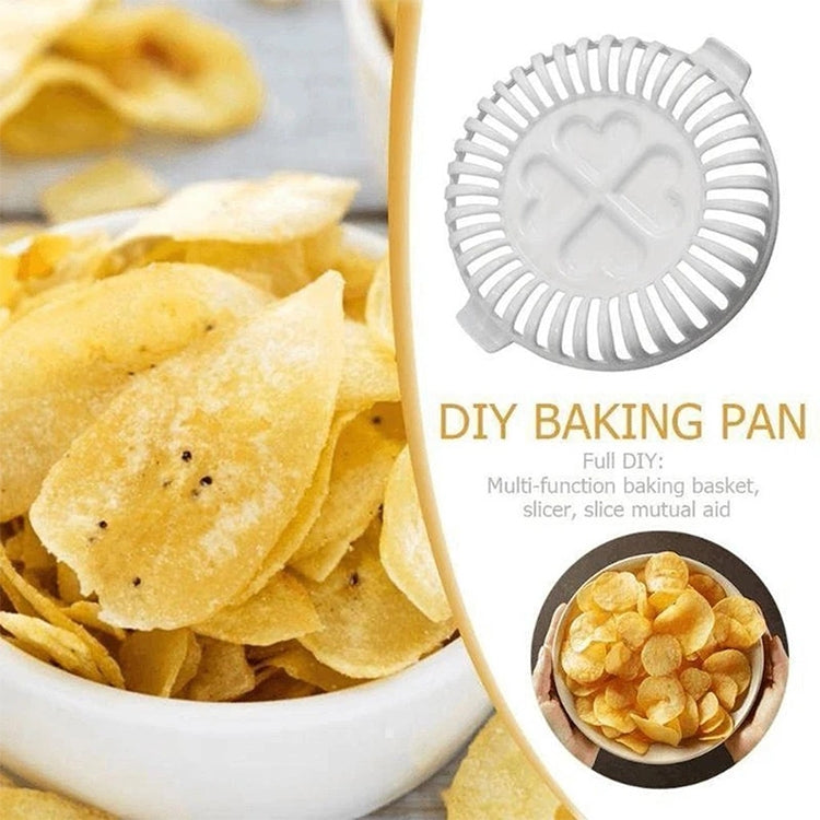 DIY Microwave Oven Baked Potato Chips Homemade Maker Machine Device with Slicer & Plate - Baking mat & Bakewares by PMC TechLife | Online Shopping South Africa | PMC TechLife | Buy Now Pay Later Mobicred