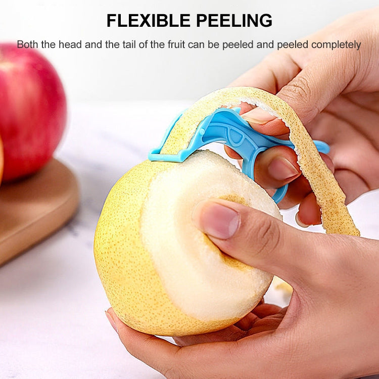 Stainless Steel Blade Plastic Handle Creative Peeler Rotating Style Fruit Knife (Random Color Delivery) - Cutter & Peeler by PMC TechLife | Online Shopping South Africa | PMC TechLife | Buy Now Pay Later Mobicred
