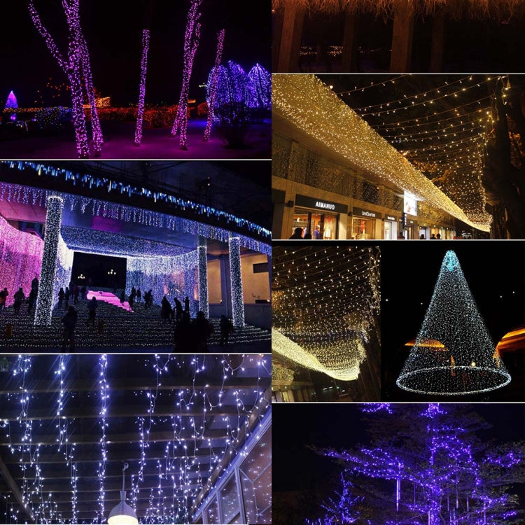 Waterproof  String Light, Length: 10m, 100 LED Light with Controller, Flashing / Fading / Chasing Effect, AC 220V, EU Plug(Red Light) - Holiday Lights by PMC TechLife | Online Shopping South Africa | PMC TechLife | Buy Now Pay Later Mobicred