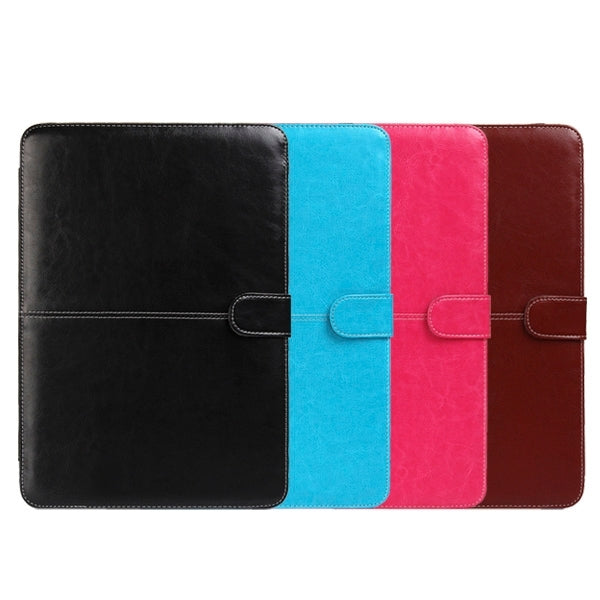 Notebook Leather Case with Snap Fastener for 13.3 inch MacBook Pro Retina(Brown) - MacBook Pro Cases by PMC TechLife | Online Shopping South Africa | PMC TechLife