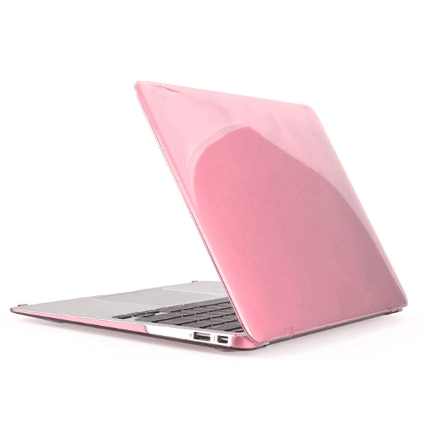 ENKAY for MacBook Air 13.3 inch (US Version) / A1369 / A1466 4 in 1 Crystal Hard Shell Plastic Protective Case with Screen Protector & Keyboard Guard & Anti-dust Plugs(Pink) - MacBook Air Cases by ENKAY | Online Shopping South Africa | PMC Jewellery | Buy Now Pay Later Mobicred