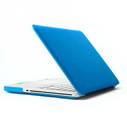 ENKAY for MacBook Pro 15.4 inch (US Version) / A1286 4 in 1 Frosted Hard Shell Plastic Protective Case with Screen Protector & Keyboard Guard & Anti-dust Plugs(Blue) - MacBook Pro Cases by ENKAY | Online Shopping South Africa | PMC Jewellery | Buy Now Pay Later Mobicred