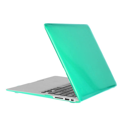 ENKAY for Macbook Air 11.6 inch (US Version) / A1370 / A1465 Hat-Prince 3 in 1 Crystal Hard Shell Plastic Protective Case with Keyboard Guard & Port Dust Plug(Green) - MacBook Air Cases by ENKAY | Online Shopping South Africa | PMC Jewellery | Buy Now Pay Later Mobicred