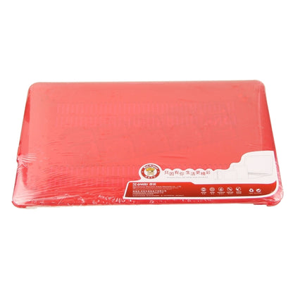 ENKAY for Macbook Pro Retina 13.3 inch (US Version) / A1425 / A1502 Hat-Prince 3 in 1 Crystal Hard Shell Plastic Protective Case with Keyboard Guard & Port Dust Plug(Red) - MacBook Pro Cases by ENKAY | Online Shopping South Africa | PMC Jewellery | Buy Now Pay Later Mobicred