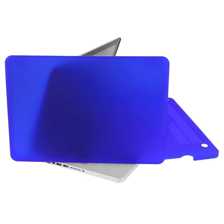 ENKAY for Macbook Pro 13.3 inch (US Version) / A1278 Hat-Prince 3 in 1 Frosted Hard Shell Plastic Protective Case with Keyboard Guard & Port Dust Plug(Dark Blue) - MacBook Pro Cases by ENKAY | Online Shopping South Africa | PMC Jewellery | Buy Now Pay Later Mobicred