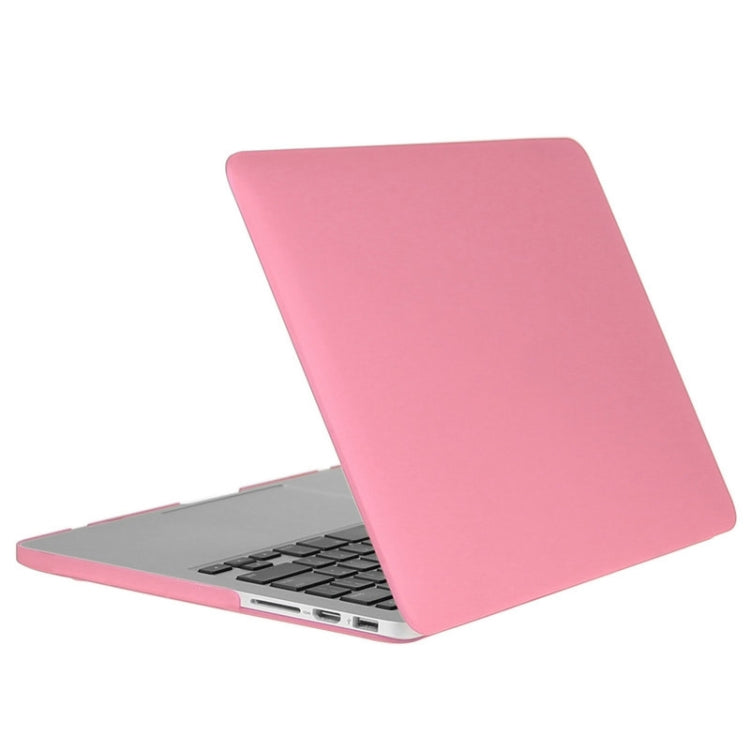 ENKAY for Macbook Pro Retina 13.3 inch (US Version) / A1425 / A1502 Hat-Prince 3 in 1 Frosted Hard Shell Plastic Protective Case with Keyboard Guard & Port Dust Plug(Pink) - MacBook Pro Cases by ENKAY | Online Shopping South Africa | PMC Jewellery | Buy Now Pay Later Mobicred