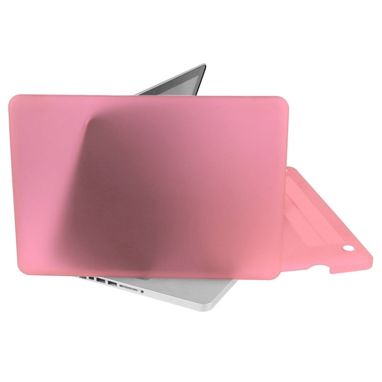 ENKAY for Macbook Pro 15.4 inch (US Version) / A1286 Hat-Prince 3 in 1 Frosted Hard Shell Plastic Protective Case with Keyboard Guard & Port Dust Plug(Pink) - MacBook Pro Cases by ENKAY | Online Shopping South Africa | PMC Jewellery | Buy Now Pay Later Mobicred