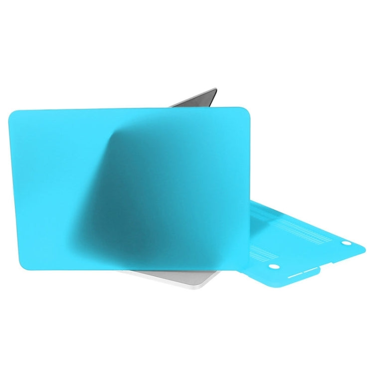 ENKAY for Macbook Pro Retina 15.4 inch (US Version) / A1398 Hat-Prince 3 in 1 Frosted Hard Shell Plastic Protective Case with Keyboard Guard & Port Dust Plug(Blue) - MacBook Pro Cases by ENKAY | Online Shopping South Africa | PMC Jewellery | Buy Now Pay Later Mobicred