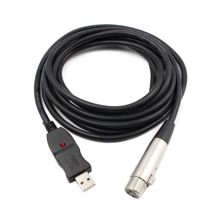 USB Microphone Cable, Cable Length: 3.5M - Microphone Audio Cable & Connector by PMC TechLife | Online Shopping South Africa | PMC TechLife | Buy Now Pay Later Mobicred