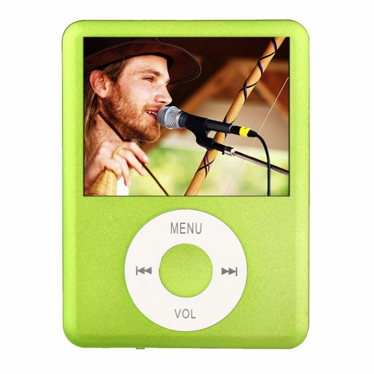 1.8 inch TFT Screen MP4 Player with TF Card Slot, Support Recorder, FM Radio, E-Book and Calendar(Green) - MP4 Player by PMC Jewellery | Online Shopping South Africa | PMC Jewellery | Buy Now Pay Later Mobicred