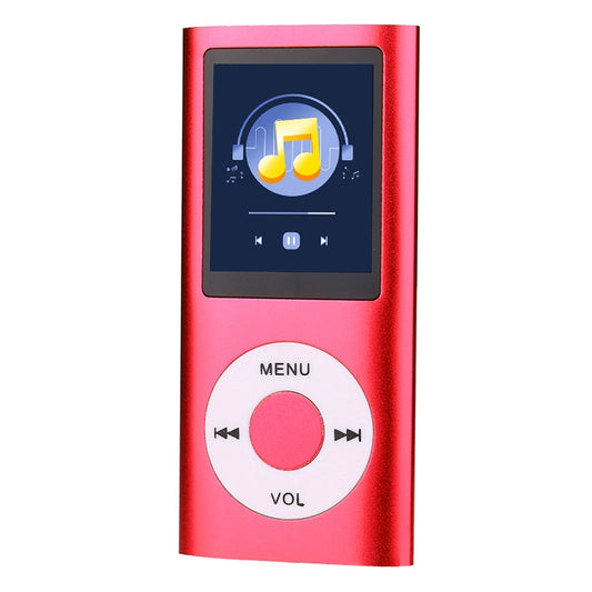 1.8 inch TFT Screen Metal MP4 Player with TF Card Slot, Support Recorder, FM Radio, E-Book and Calendar(Red) - MP4 Player by PMC Jewellery | Online Shopping South Africa | PMC Jewellery | Buy Now Pay Later Mobicred