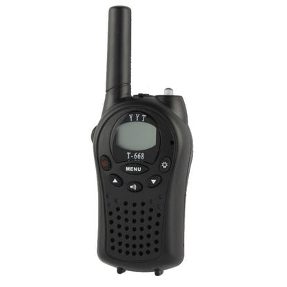 2 PCS T-668 400-470MHz 1.0 inch LCD 8 / 20 / 22CHS Walkie Talkie Set - Handheld Walkie Talkie by PMC Jewellery | Online Shopping South Africa | PMC Jewellery | Buy Now Pay Later Mobicred