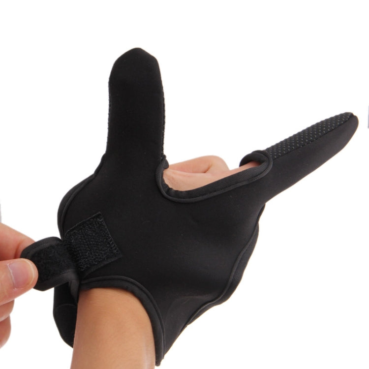 Fishing Special Two Fingers Gloves(Black) - Others by PMC TechLife | Online Shopping South Africa | PMC TechLife | Buy Now Pay Later Mobicred