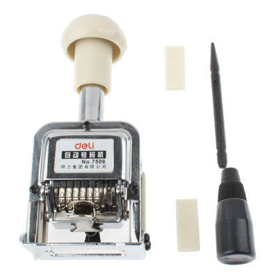 High Performance Metal Material Automatic Numbering Machine (6 Code)(Silver) - Price Labeller by PMC TechLife | Online Shopping South Africa | PMC TechLife | Buy Now Pay Later Mobicred