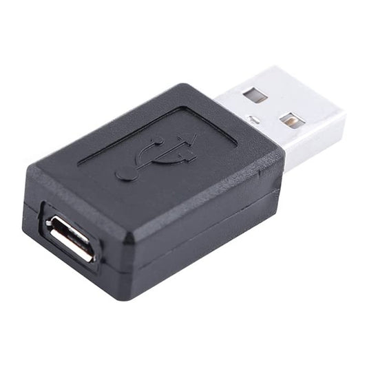 USB 2.0 AM to Micro USB Female Adapter(Black) - USB Adapter by PMC Jewellery | Online Shopping South Africa | PMC Jewellery | Buy Now Pay Later Mobicred