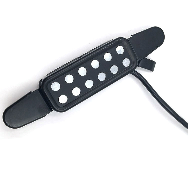 Free Hole Guitar Sound Pickup with Cable(Black) - Instrument Audio Cables by PMC TechLife | Online Shopping South Africa | PMC TechLife | Buy Now Pay Later Mobicred
