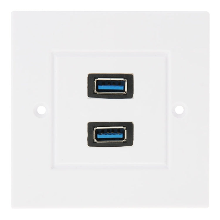 Dual USB 3.0 Female Plugs Home Wall Charger Plate Wall Plate Panel - free shipping - PMC TechLife - Order now!