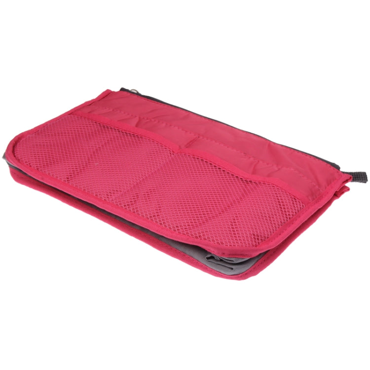Thicken Portable Multi-function Double Zipper Cosmetic Bag, Storage Bag in Bag (Magenta) - Storage Bags by PMC TechLife | Online Shopping South Africa | PMC TechLife | Buy Now Pay Later Mobicred