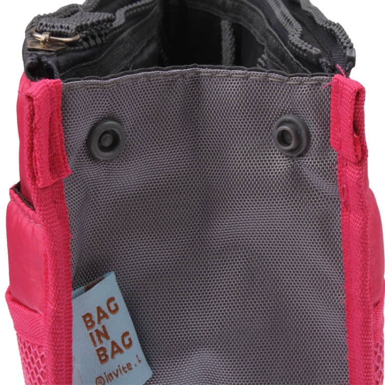 Thicken Portable Multi-function Double Zipper Cosmetic Bag, Storage Bag in Bag (Magenta) - Storage Bags by PMC TechLife | Online Shopping South Africa | PMC TechLife | Buy Now Pay Later Mobicred