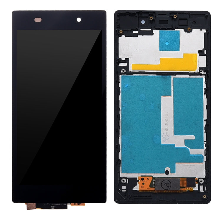 LCD Display + Touch Panel with Frame  for Sony Xperia Z1 / L39h / C6902 / C6903 / C6906 / C6943(Black) - LCD Screen by PMC Jewellery | Online Shopping South Africa | PMC Jewellery | Buy Now Pay Later Mobicred