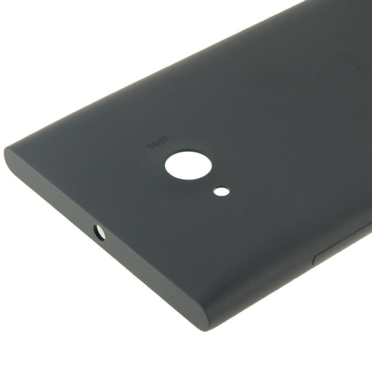 Solid Color Plastic Battery  Back Cover for Nokia Lumia 730(Black) - Back Cover by PMC Jewellery | Online Shopping South Africa | PMC Jewellery