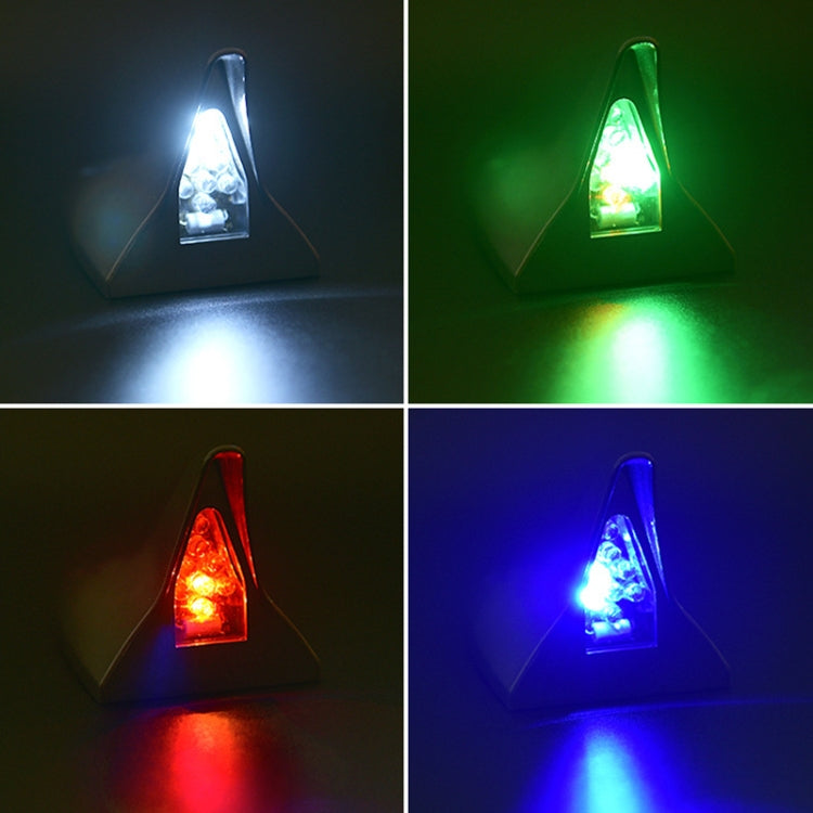 Solar Shark Fin High-positioned Alarm Light(Silver) - Warning Lights by PMC TechLife | Online Shopping South Africa | PMC TechLife | Buy Now Pay Later Mobicred