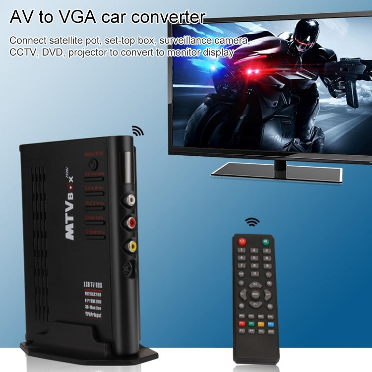 HD LCD TV-Box with Remote Control, TV (PAL-BG+PAL-DK)(Black) - Others by PMC TechLife | Online Shopping South Africa | PMC TechLife | Buy Now Pay Later Mobicred