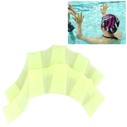 Finger Flexible Silicone Swimming Gloves (Middle Size)(Green) - Swimming Fins & Diving Shoes by PMC Jewellery | Online Shopping South Africa | PMC Jewellery | Buy Now Pay Later Mobicred