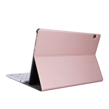 ABS Ultra-thin Split Bluetooth Keyboard Tablet Case for Huawei Honor 5 / T5 10.1 inch, with Bracket Function(Rose Gold) - Huawei Keyboard by PMC Jewellery | Online Shopping South Africa | PMC Jewellery | Buy Now Pay Later Mobicred