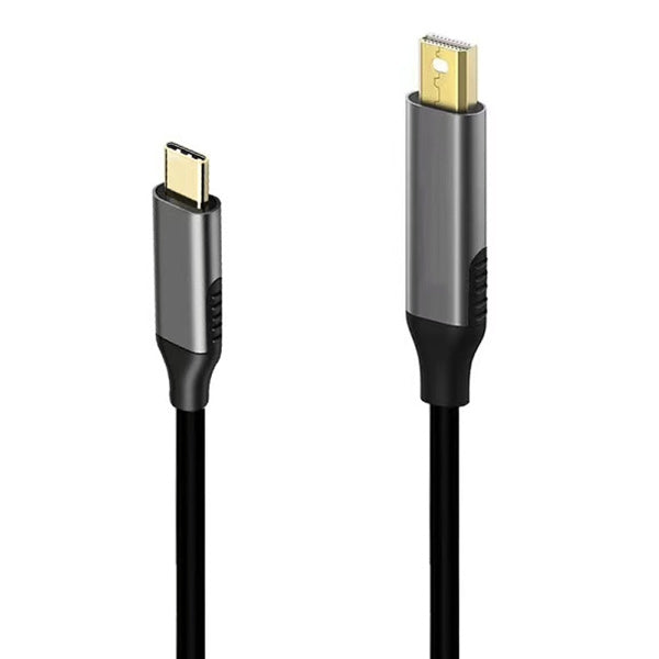 1.8m Mini DisplayPort Male to USB-C / Type-C Male Adapter Cable - Cable & Adapter by PMC Jewellery | Online Shopping South Africa | PMC Jewellery | Buy Now Pay Later Mobicred