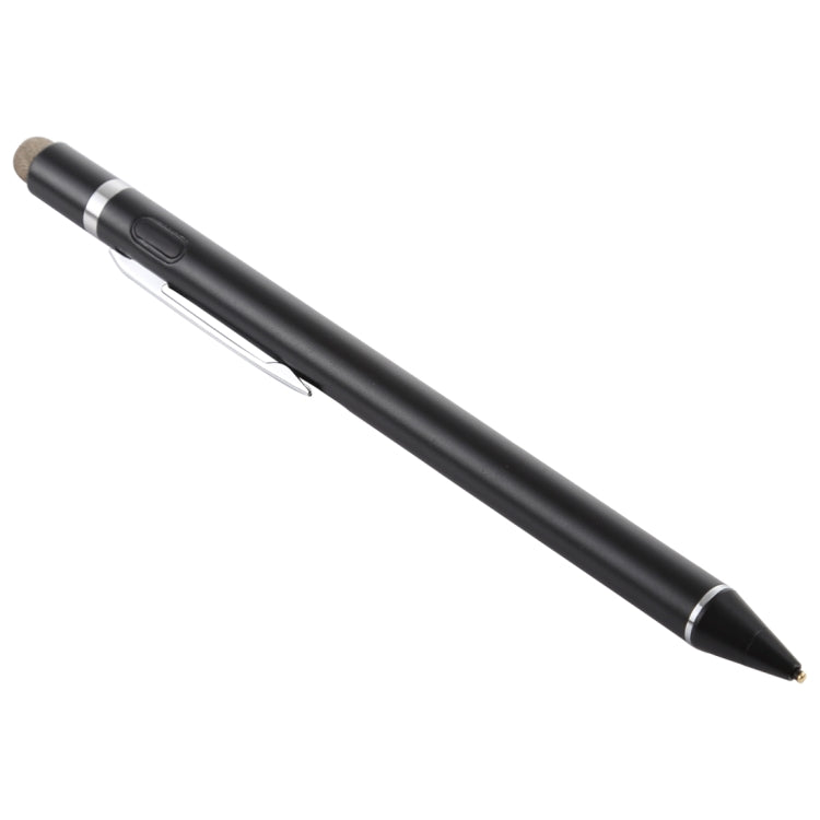 1.5-2.3mm Rechargeable Capacitive Touch Screen Active Stylus Pen(Black) - Stylus Pen by PMC TechLife | Online Shopping South Africa | PMC TechLife | Buy Now Pay Later Mobicred