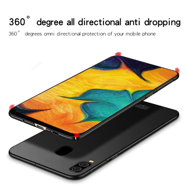 MOFI Frosted PC Ultra-thin Full Coverage Case for Galaxy A30 (Blue) - Galaxy Phone Cases by MOFI | Online Shopping South Africa | PMC TechLife