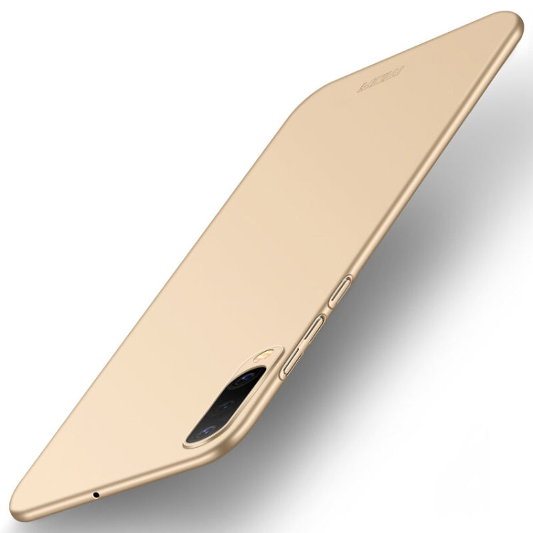 MOFI Frosted PC Ultra-thin Full Coverage Case for Galaxy A50 (Gold) - Galaxy Phone Cases by MOFI | Online Shopping South Africa | PMC Jewellery