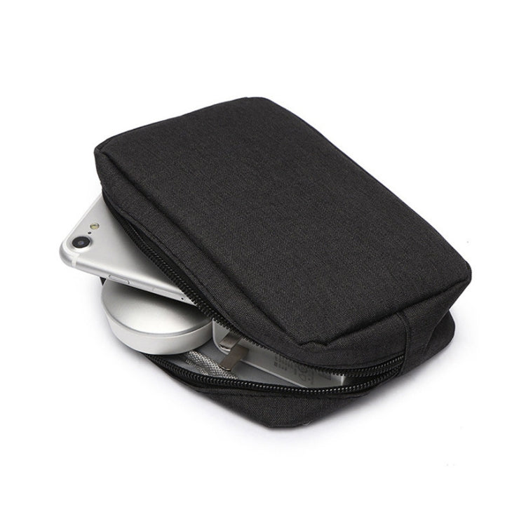 Multi-functional Headphone Charger Data Cable Storage Bag Power Pack, Size: L, 23 x 11.5 x 5.5cm(Black) - Other by PMC Jewellery | Online Shopping South Africa | PMC Jewellery | Buy Now Pay Later Mobicred