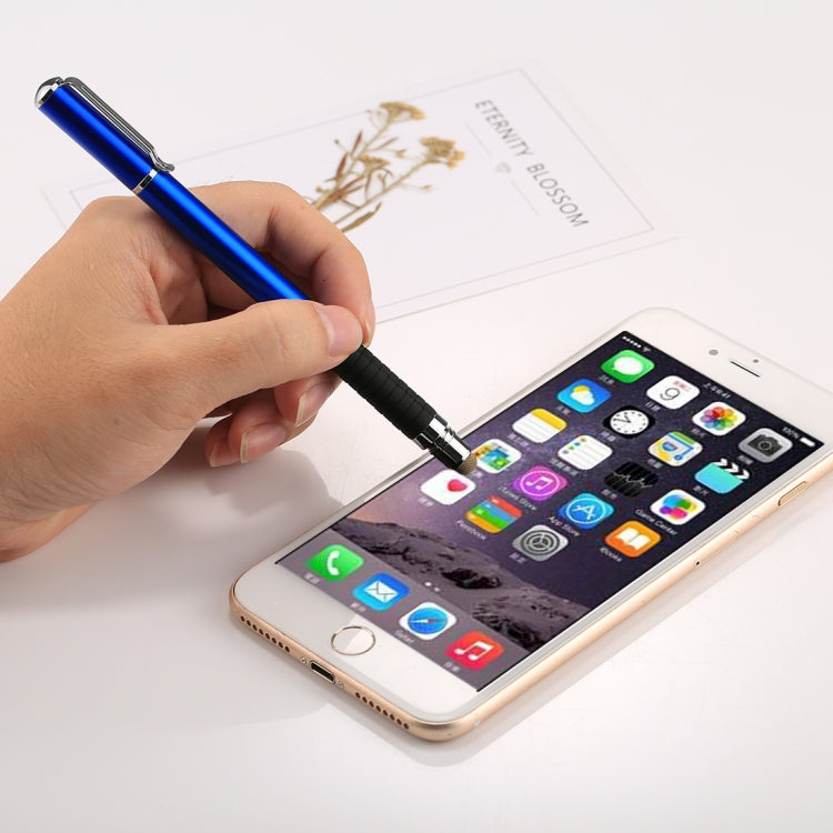 Universal 2 in 1 Multifunction Round Thin Tip Capacitive Touch Screen Stylus Pen, For iPhone, iPad, Samsung, and Other Capacitive Touch Screen Smartphones or Tablet PC(Dark Blue) - Stylus Pen by PMC Jewellery | Online Shopping South Africa | PMC Jewellery | Buy Now Pay Later Mobicred