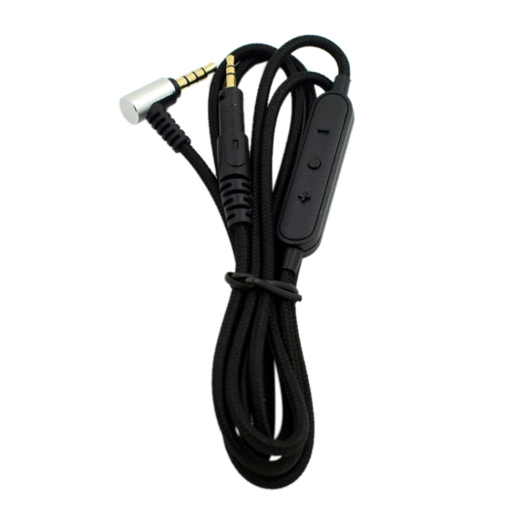 ZS0091 Wire-controlled Version Headphone Audio Cable for Audio-technica ATH-M50X M40X(Black) - Headset Accessories by PMc TechLife | Online Shopping South Africa | PMc TechLife | Buy Now Pay Later Mobicred
