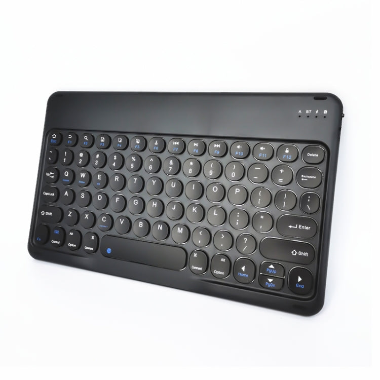 X3 10 inch Universal Tablet Round Keycap Wireless Bluetooth Keyboard (Black) - Universal Keyboard by PMC TechLife | Online Shopping South Africa | PMC TechLife
