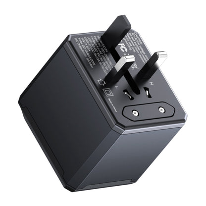 Yesido MC24 20W 3 USB + Type-C Ports Multi-function Universal Travel Adapter Plug (Black) - Multifunction Charger by Yesido | Online Shopping South Africa | PMC Jewellery | Buy Now Pay Later Mobicred