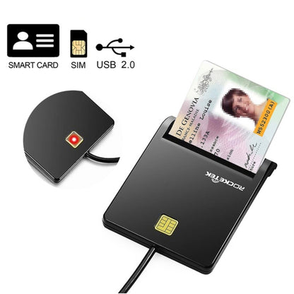 ROCKETEK SCR1-C CAC ID SIM Chip Smart Card Reader -  by ROCKETEK | Online Shopping South Africa | PMC Jewellery | Buy Now Pay Later Mobicred