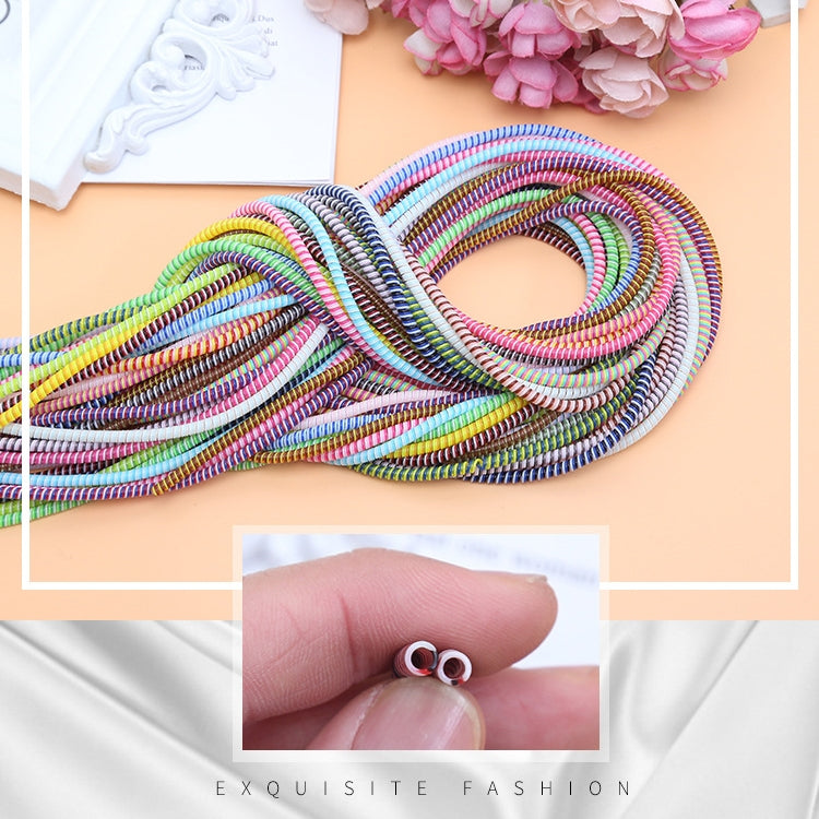 Universal Three-color Data Cable Protection Rope Spring Cable Winder, Length: 1.4m, Random Color Delivery - Cable Organizer by PMC Jewellery | Online Shopping South Africa | PMC Jewellery | Buy Now Pay Later Mobicred