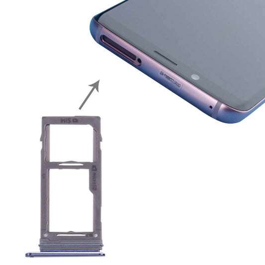 For Galaxy S9+ / S9 SIM & Micro SD Card Tray (Blue) - Galaxy S Series Parts by PMC Jewellery | Online Shopping South Africa | PMC Jewellery | Buy Now Pay Later Mobicred