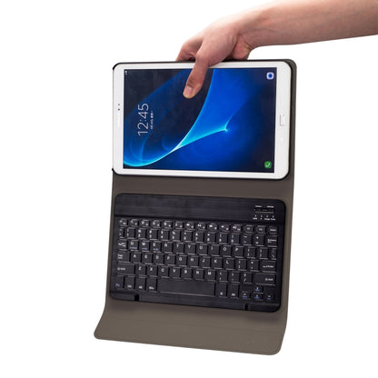 DY580 For Galaxy Tab A 10.1 T580 / T585 Detachable Plastic Bluetooth Keyboard Leather Tablet Case with Holder (Black) - Samsung Keyboard by PMC Jewellery | Online Shopping South Africa | PMC Jewellery