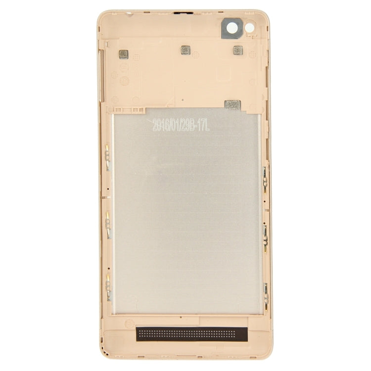 Battery Back Cover  for Xiaomi Redmi 3(Gold) - Back Cover by PMC Jewellery | Online Shopping South Africa | PMC Jewellery | Buy Now Pay Later Mobicred