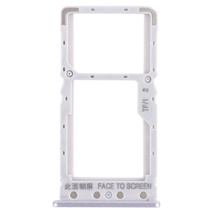 SIM Card Tray + SIM Card Tray / Micro SD Card Tray for Xiaomi Redmi 6 / Redmi 6A(Silver) - Card Tray by PMC Jewellery | Online Shopping South Africa | PMC Jewellery