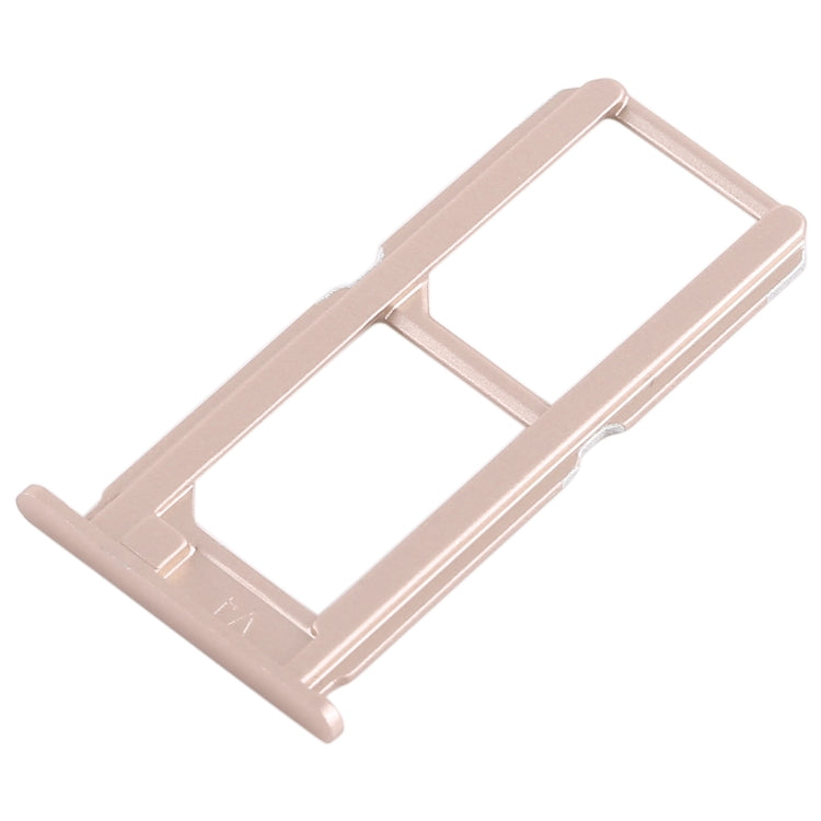 For Vivo X7 2 x SIM Card Tray (Gold) - Card Socket by PMc TechLife | Online Shopping South Africa | PMc TechLife | Buy Now Pay Later Mobicred