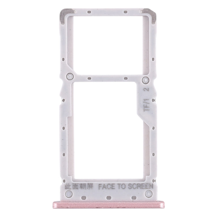 SIM Card Tray + SIM Card Tray / Micro SD Card Tray for Xiaomi Redmi Note 6 Pro (Rose Gold) - Card Tray by PMc TechLife | Online Shopping South Africa | PMc TechLife | Buy Now Pay Later Mobicred