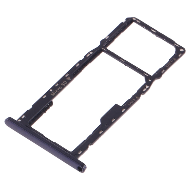 SIM Card Tray + SIM Card Tray + Micro SD Card Tray for Asus ZenFone MAX M1 ZB555KL(Black) - Card Tray by PMC Jewellery | Online Shopping South Africa | PMC Jewellery | Buy Now Pay Later Mobicred