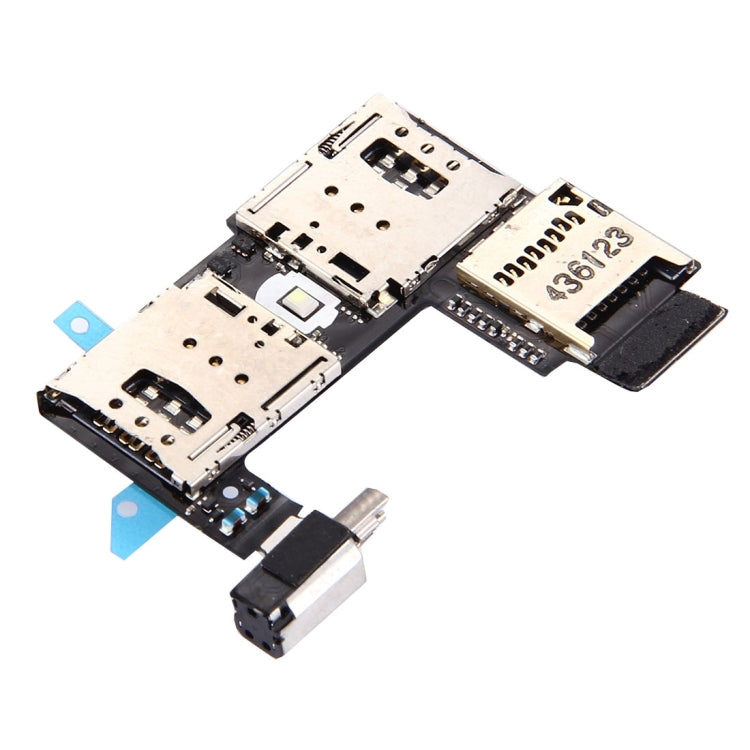 SIM Card Socket + SD Card Socket for Motorola Moto G (2nd Gen.) (Dual SIM Version) - Card Socket by PMC TechLife | Online Shopping South Africa | PMC TechLife | Buy Now Pay Later Mobicred
