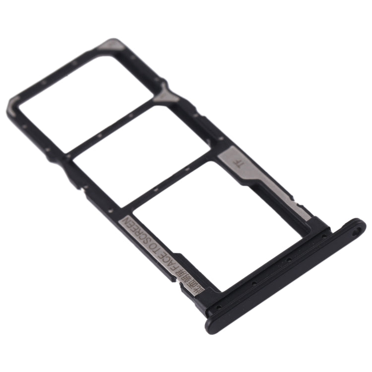 SIM Card Tray + SIM Card Tray + Micro SD Card Tray for Xiaomi Redmi 7A (Black) - Card Tray by PMC Jewellery | Online Shopping South Africa | PMC Jewellery | Buy Now Pay Later Mobicred